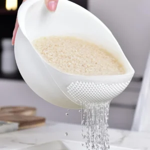 Panier de vidange cuisine 2 en 1 – Bol à riz, fruits et légumes