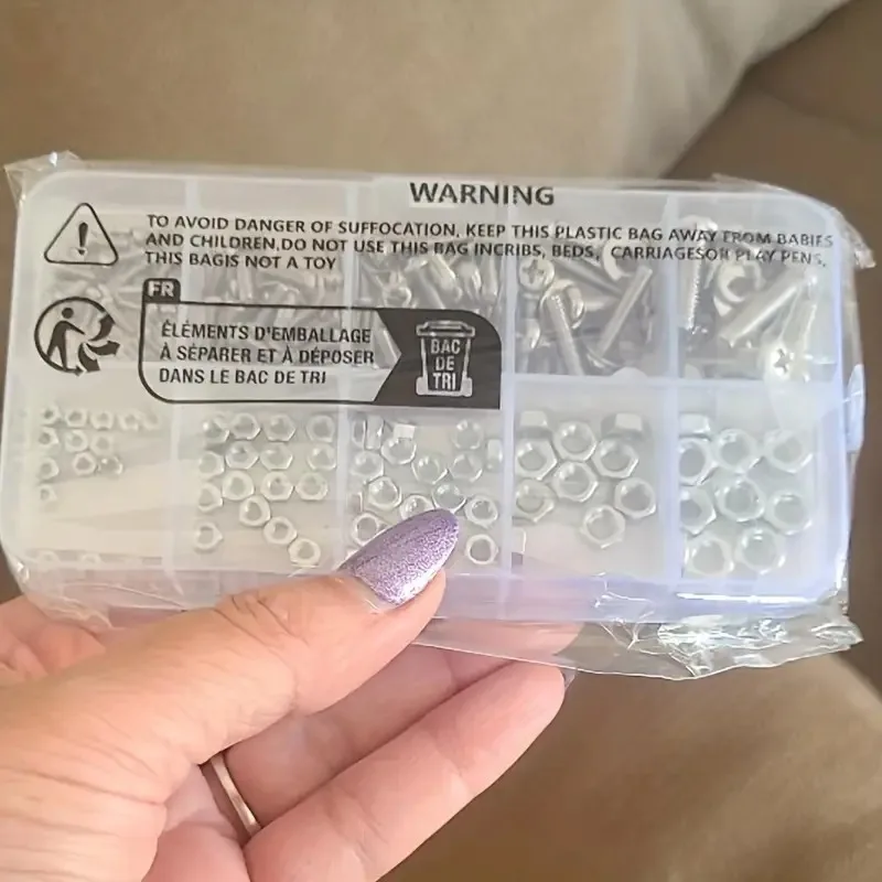 Kit d'assortiment de vis et d'écrous en acier inoxydable de qualité supérieure, 320 pièces, résistants à la Corrosion, écrous à pression, tailles M2 à M5, idéal pour le bricolage, – Image 6