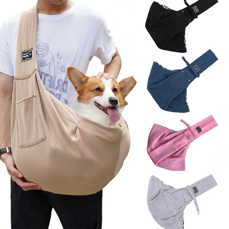 Sac à bandoulière confortable pour chien, sac à bandoulière pour animaux de compagnie, voyage en plein air, Portable, chat, chiot, sac de transport, fournitures de transport pour animaux de compagnie
