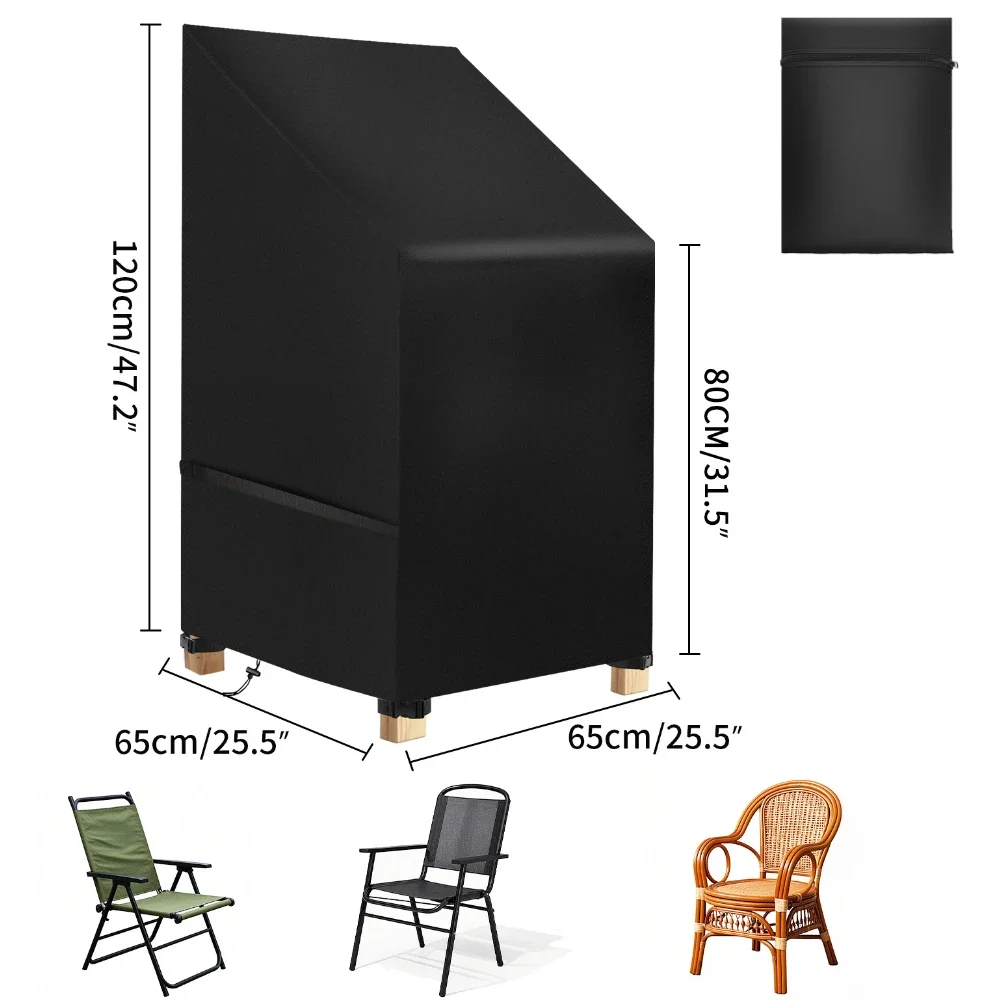 Housse de Chaise de Jardin Imperméable – Protection Universelle Anti-UV pour Fauteuil de Patio Extérieur – Image 7
