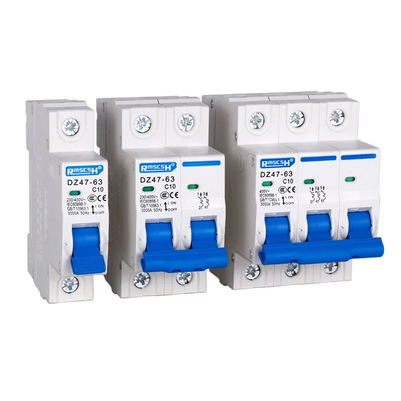 Disjoncteur Mini MCB Type C 63A - Protection Haute Performance