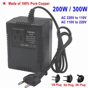 Transformateur 220V vers 110V - Convertisseur de Tension EU/US