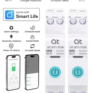 Disjoncteur Intelligent Wi-Fi Tuya 63A - Contrôle à Distance