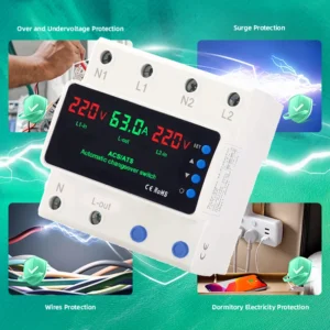 Relais ATS 63A 220V - Commutateur Automatique Haute Précision