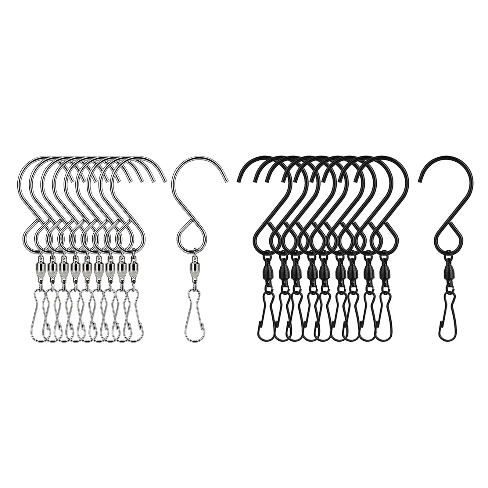 Crochets S 360° pour Twisters - 10 Pièces