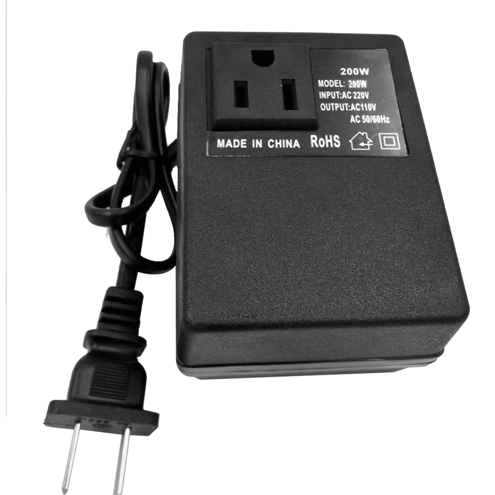 Transformateur 200W AC 220V à 110V - Intelligent & Efficace