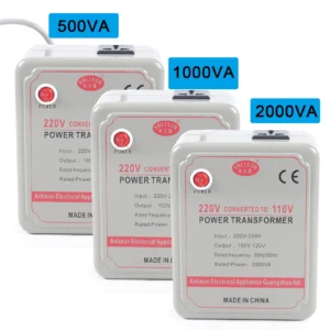 Transformateur 220V à 110V pour Usine et Maison
