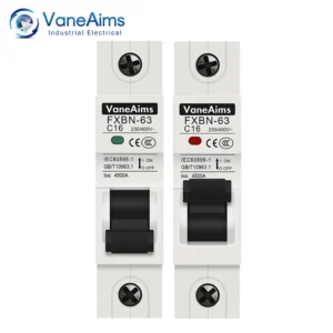 Mini Disjoncteur AC 6A-63A | Protection Surcharge Court-Circuit