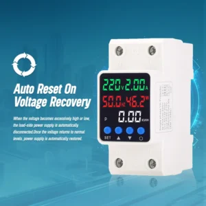 Protecteur Rail Din 5 en 1 : Mesure et Sécurité Énergétique