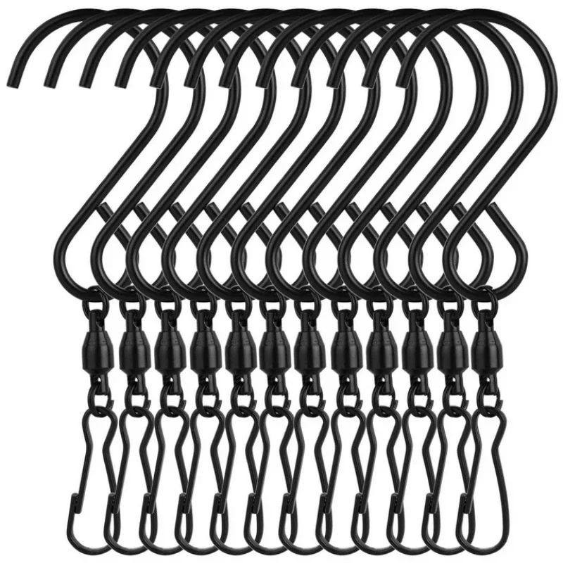Crochets Rotatifs en S pour Décorations Suspendues