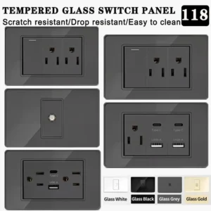 Prise Murale USB-C Intelligente 118x75mm - Maison & Bureau