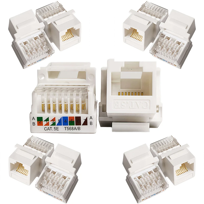 Plaque Murale Ethernet RJ45 - Installation Facile Sans Outil