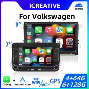 Autoradio Android pour Volkswagen Golf 5 6 Polo Passat GPS
