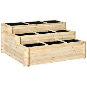 Jardinière 3 Niveaux en Bois - Culture Urbaine Facile