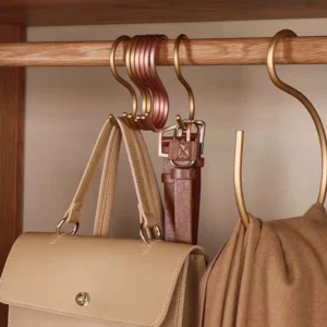 Crochets Dorés Suspension - 5 à 25 Pièces pour Rangement