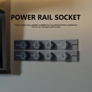 Rail de Prises USB Murale Haut de Gamme - EU/US/UK