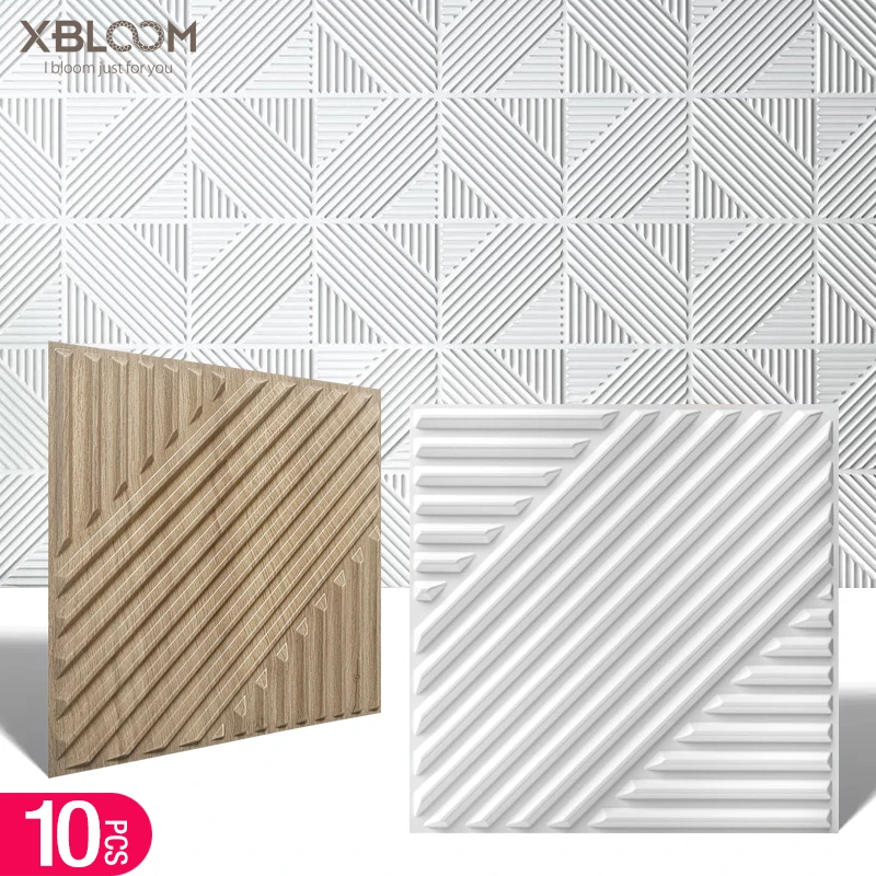 Stickers Murs 3D Diamant - Décoration Moderne Salon & Salle de Bain
