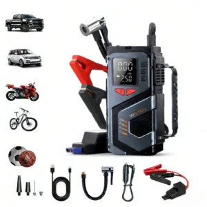 Démarreur Portable 12V avec Pompe à Air 150 PSI - Voiture