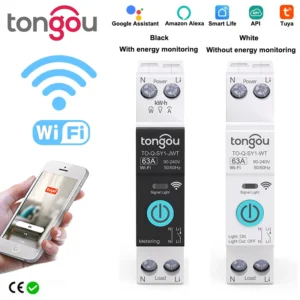 Disjoncteur WiFi Intelligent 16A avec Compteur Énergie