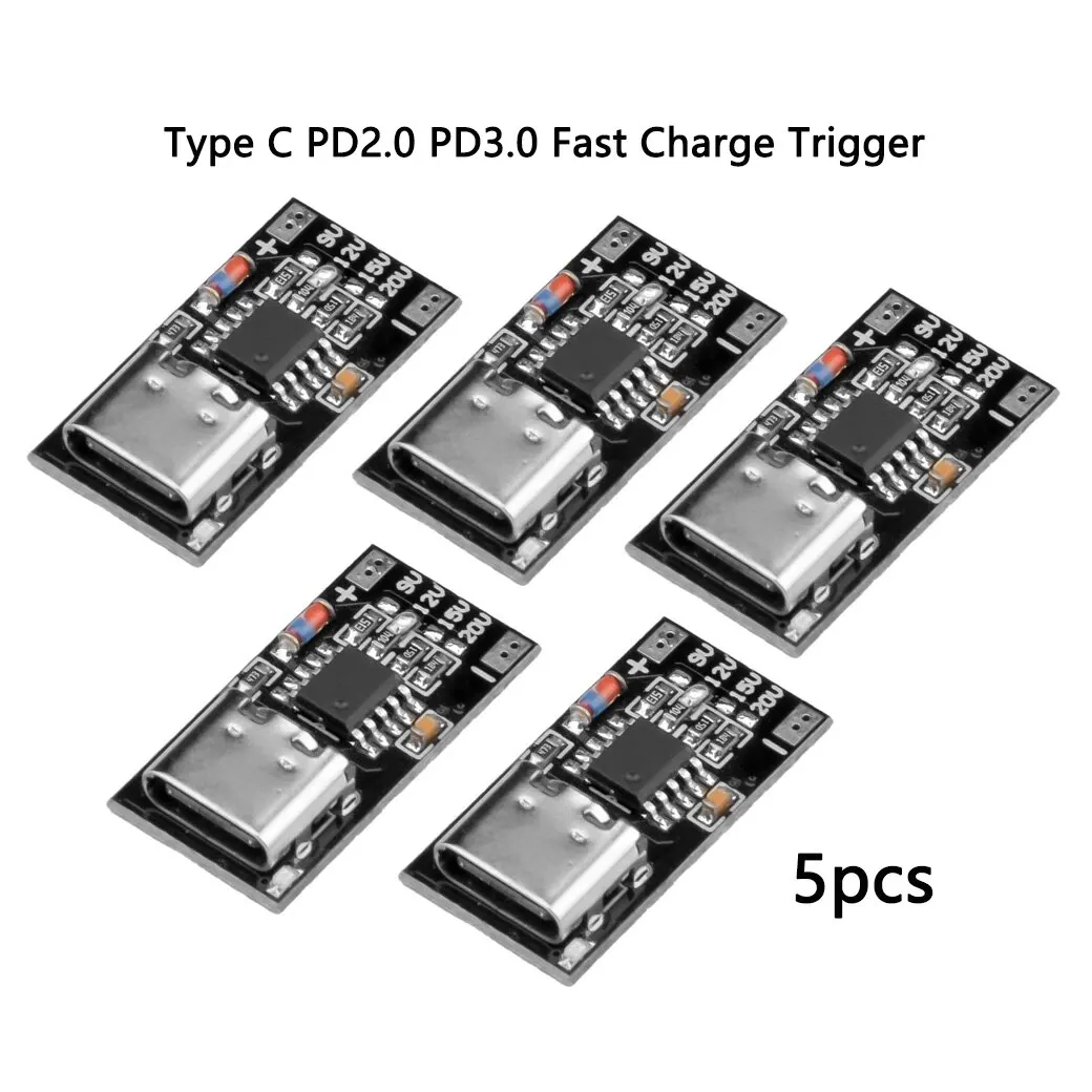 Chargeur USB-C Rapide PD 3.0 - 5 Pièces