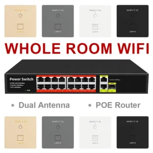 Commutateur Gigabit WiFi 16 Ports - Bureau & Maison