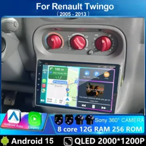 Autoradio Android Carplay Renault Twingo 2005-2013
