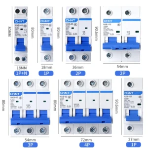 Disjoncteur DIN CHINT NXB-63 - Protection Électrique Sûre