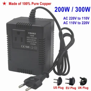 Transformateur 220V vers 110V - Convertisseur de Tension EU/US