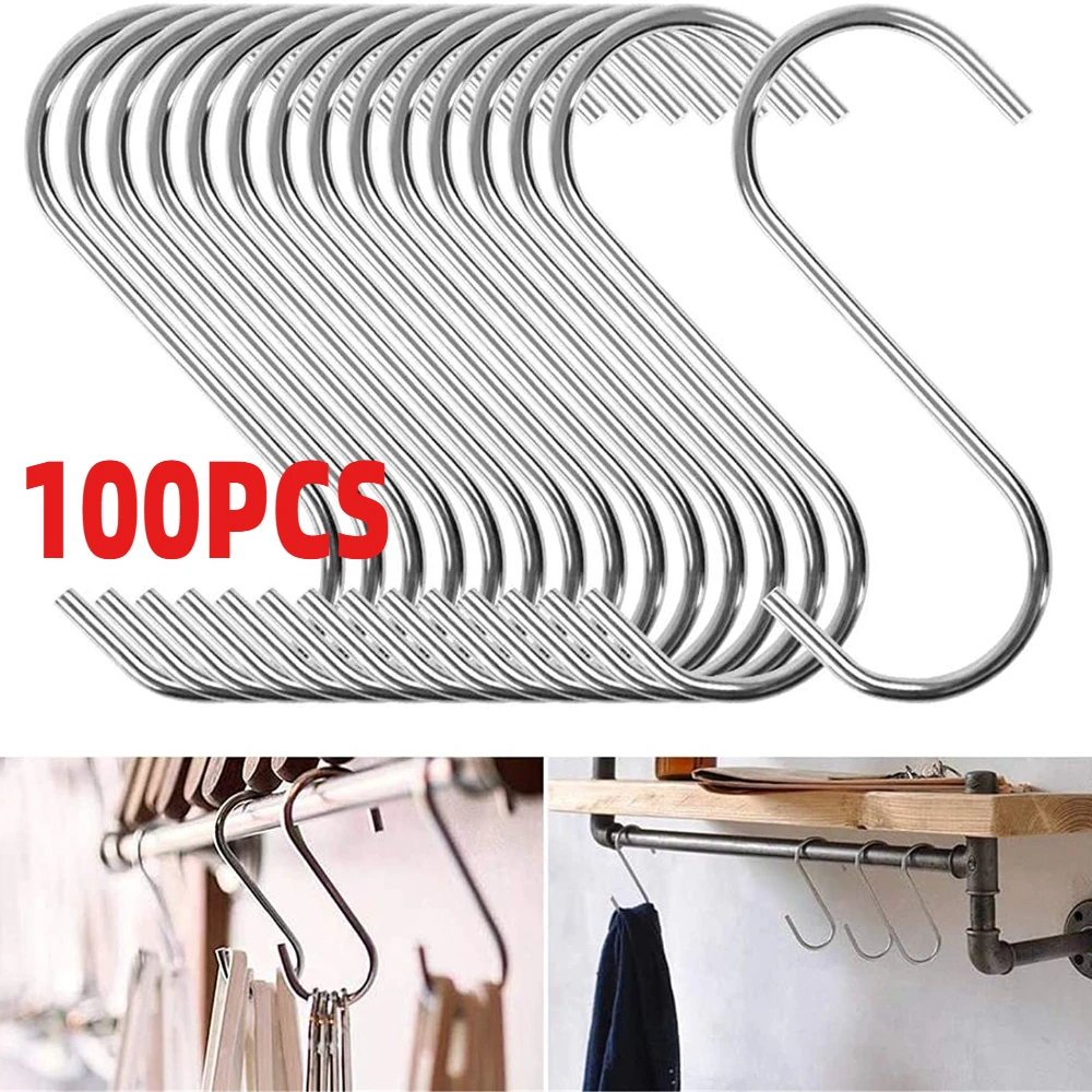 Crochets S Inoxydables - 10 à 100 Pièces Multifonction