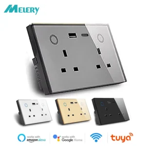 Prise Double USB-C WiFi Alexa Google Home