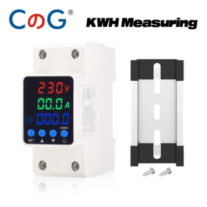 Protecteur de Surtension 63A avec Compteur KWH - Rail DIN