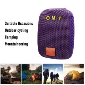 Enceinte Vélo Bluetooth Stéréo Étanche Radio FM