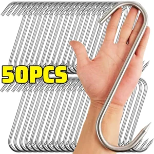 Crochets en S Acier Inox pour Grill et Barbecue