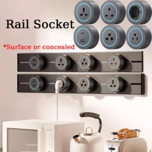 Rail Prise USB-C 8000W - Puissante & Universelle