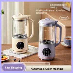 Blender Multifonction Silencieux pour Lait de Soja Maison