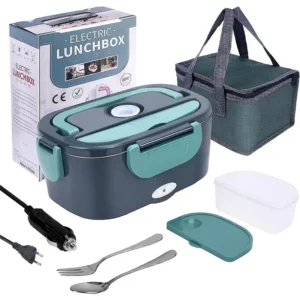 Boîte chauffante repas 1,5L portable – chaud partout