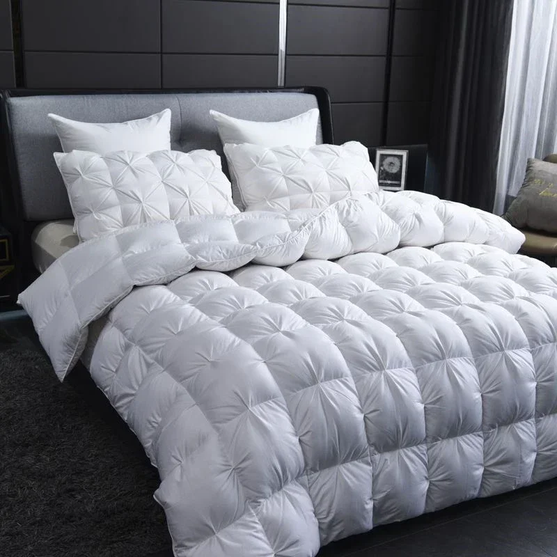 Couette d'hiver chaude en duvet d'oie - Luxe 3D