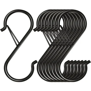 Crochets en S robustes pour suspension - 16 pièces