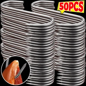 Crochets en S Acier Inoxydable - Pour Viande & Barbecue