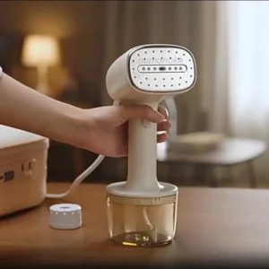 Nettoyeur Vapeur Portable - Élimine Acariens & Plis