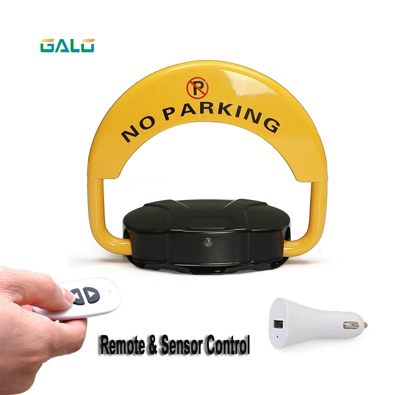Barrière parking auto avec serrure + 2 télécommandes