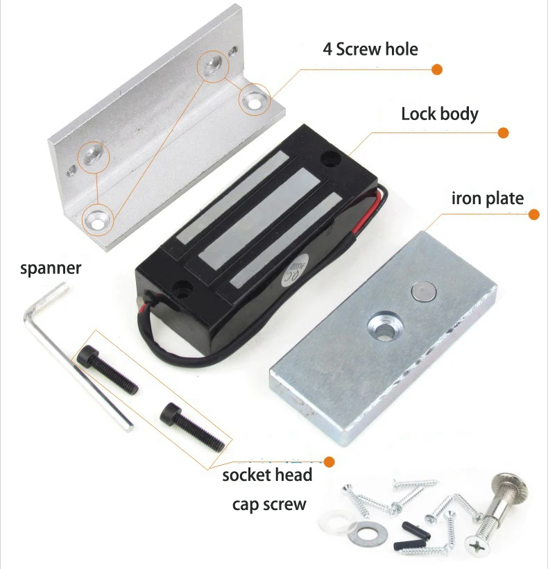 Serrure magnétique 60kg – porte armoire