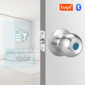 Serrure connectée doigt & appli Smart Life