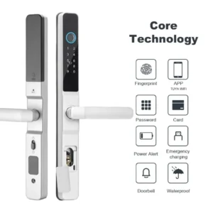 Serrure connectée IP66 PVC Euro 2885