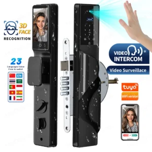 Serrure intelligente 3D Tuya – Visage & Paume