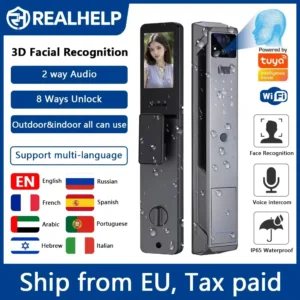 Serrure WiFi IP65 3D extérieur