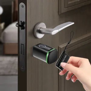 Cylindre intelligent 60mm – Empreinte, carte & clé
